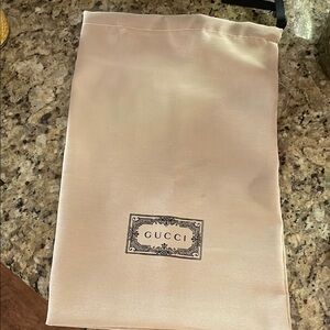 Gucci Cream Dust Bag